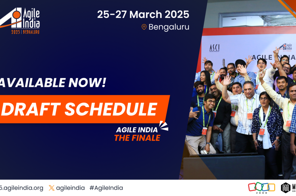 Agile India 2025 Draft Schedule published